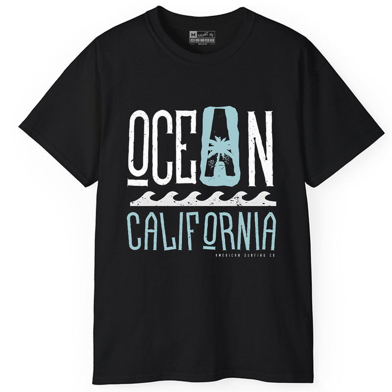 تی‌شرت آستین کوتاه مردانه پاد آفرین مدل OCEAN کد PT1321