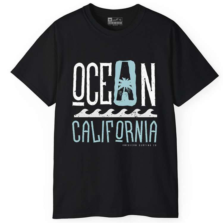 تیشرت آستین کوتاه مردانه پاد آفرین مدل OCEAN کد PT1321