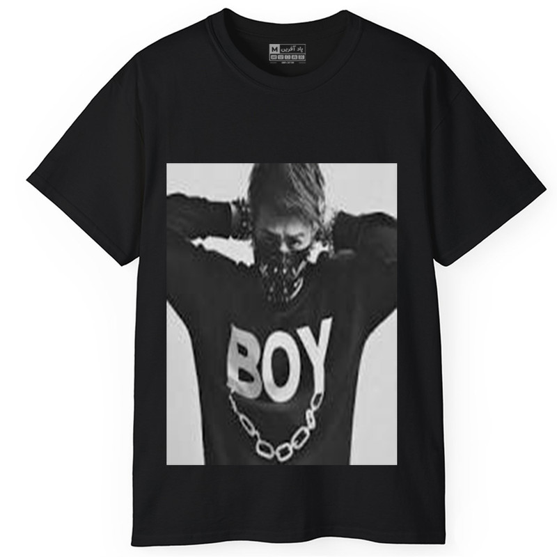 تی‌شرت آستین کوتاه یقه گرد مردانه پاد آفرین مدل t9Boy