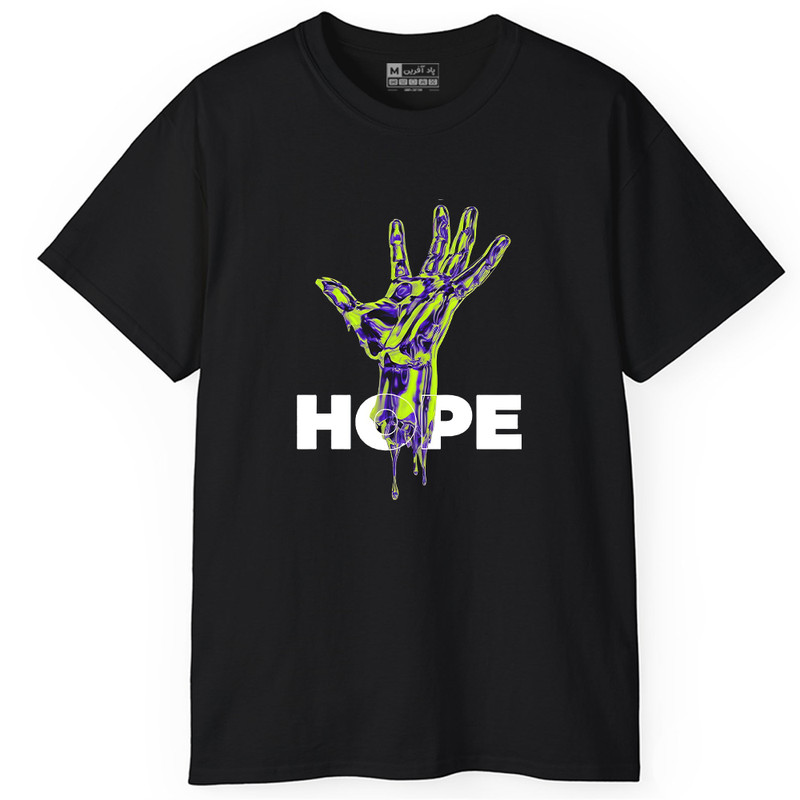 تی‌شرت آستین کوتاه مردانه پاد آفرین مدل HOPE کد PT1059