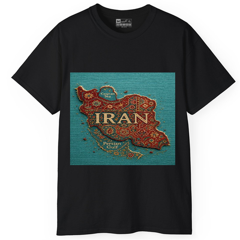 تی‌شرت آستین کوتاه یقه گرد مردانه پاد آفرین مدل t321