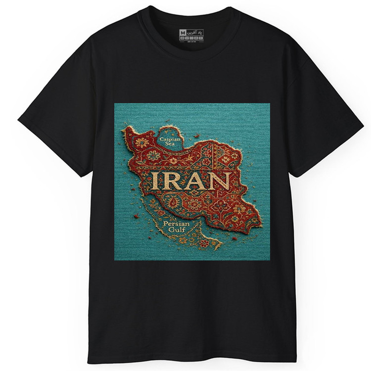 تیشرت آستین کوتاه یقه گرد مردانه پاد آفرین مدل t318