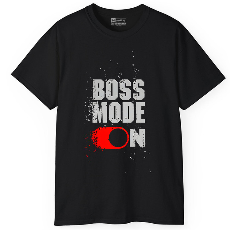 تیشرت آستین کوتاه مردانه پاد آفرین مدل BOSS کد PT1458