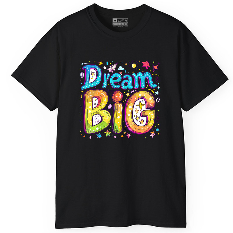 تی شرت آستین کوتاه مردانه پاد آفرین مدل DREAM کد PT380
