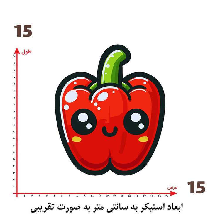 استیکر پارچه و لباس پاد آفرین طرح کارتونی کد 5484