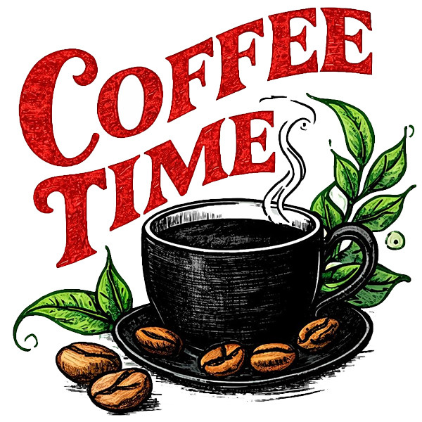 استیکر پارچه و لباس پاد آفرین طرح کافی coffee قهوه کافه کد 5615