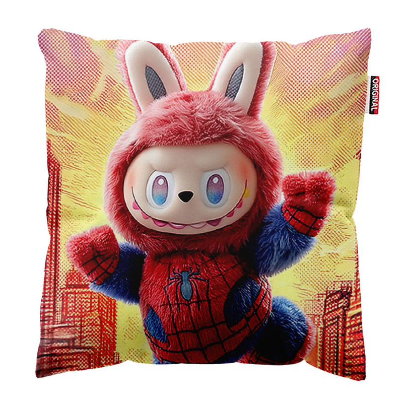 کوسن پاد آفرین طرح لبوبو سایز 30*30 سانتی متر کد 183