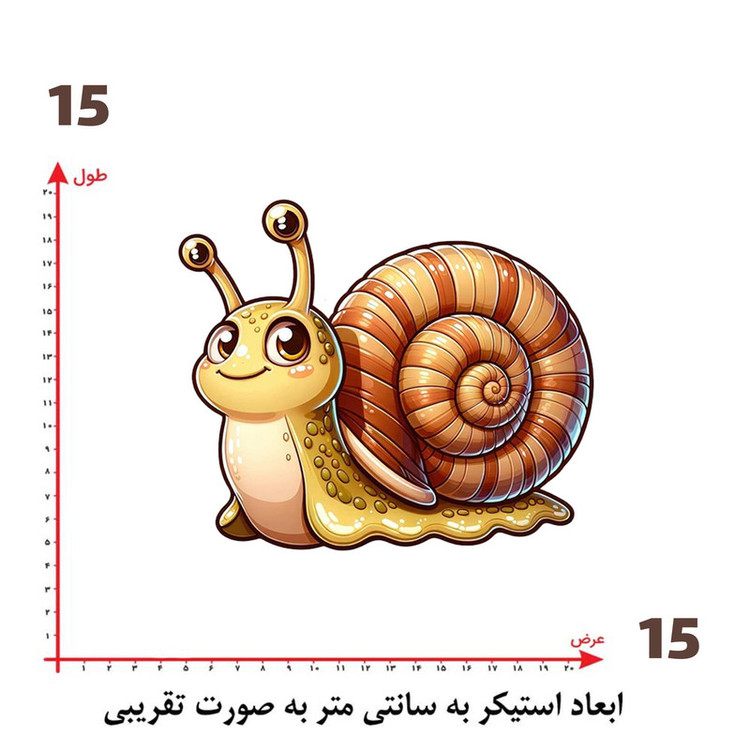 استیکر پارچه و لباس پاد آفرین طرح کارتونی کد 5401
