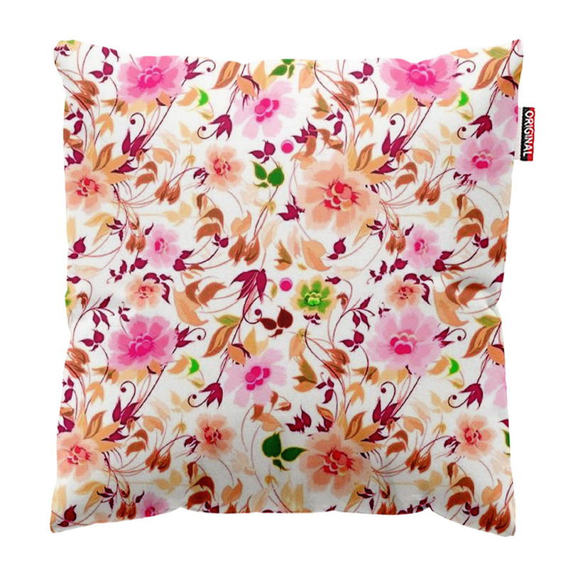 کوسن پاد آفرین طرح گل کد 2434 سایز 30*30 سانتی متر