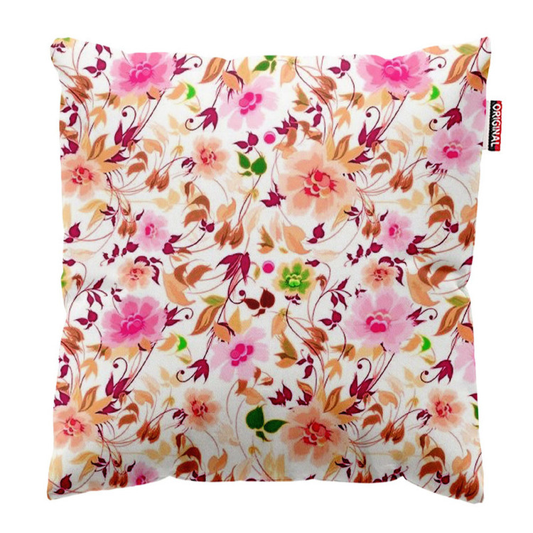 کوسن پاد آفرین طرح گل کد 2434 سایز 30*30 سانتی متر