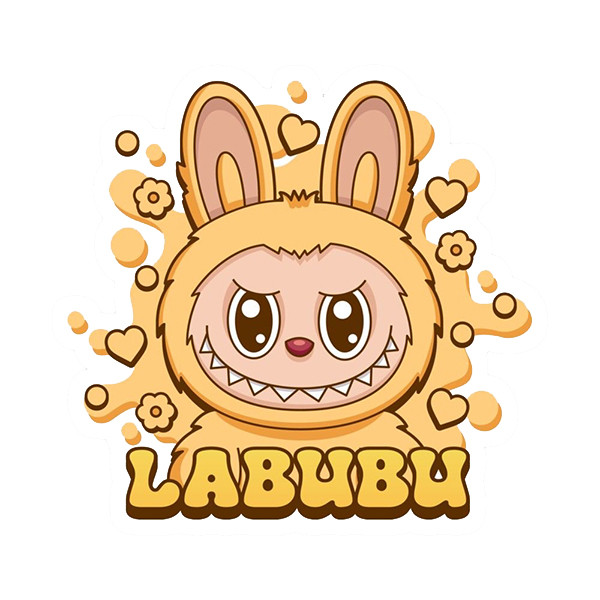 استیکر پارچه و لباس پاد آفرین طرح لبوبو کد 219