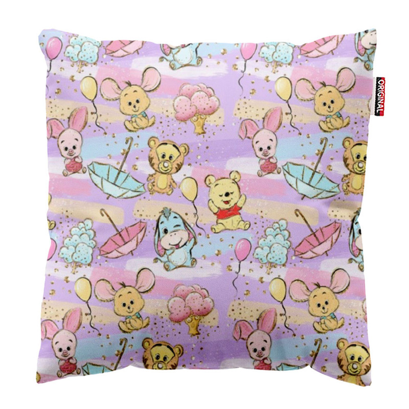 کوسن پاد آفرین طرح کارتونی کد 1749 سایز 30*30 سانتی متر