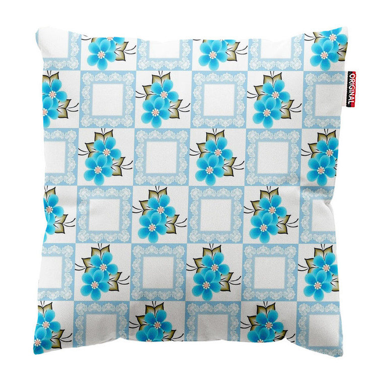 کوسن پاد آفرین طرح گل کد 4304 سایز 30*30 سانتی متر