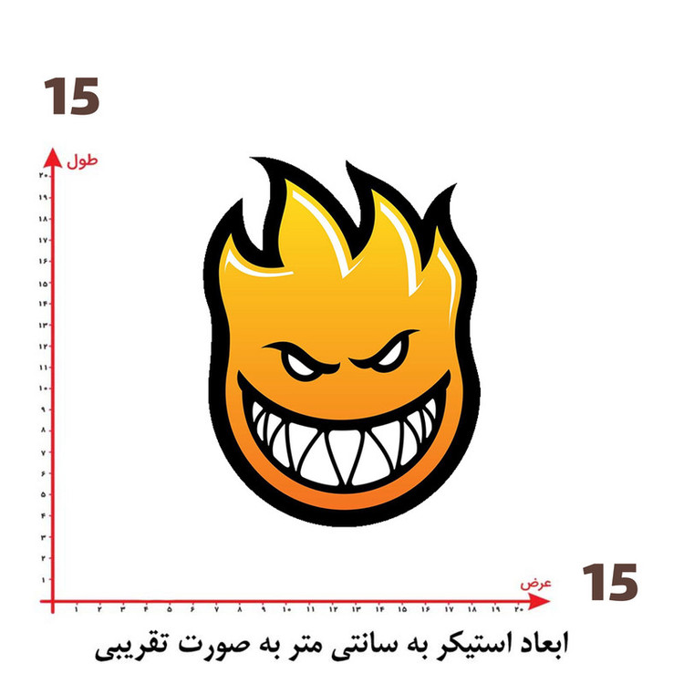 استیکر پارچه و لباس پاد آفرین طرح کارتونی کد 5102