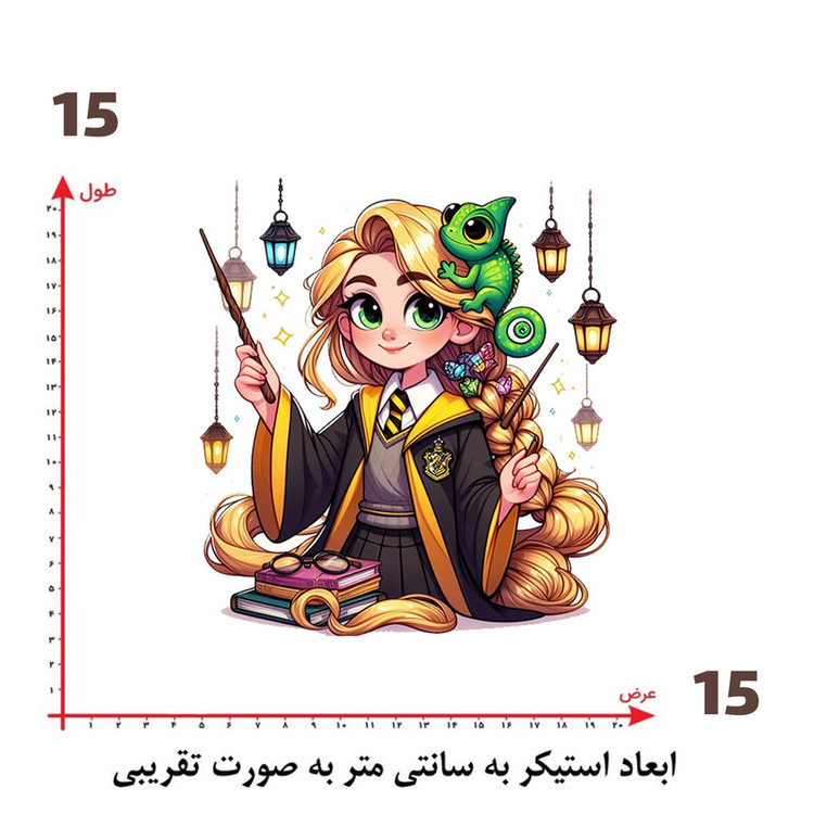 استیکر پارچه و لباس پاد آفرین طرح دختر کد 510