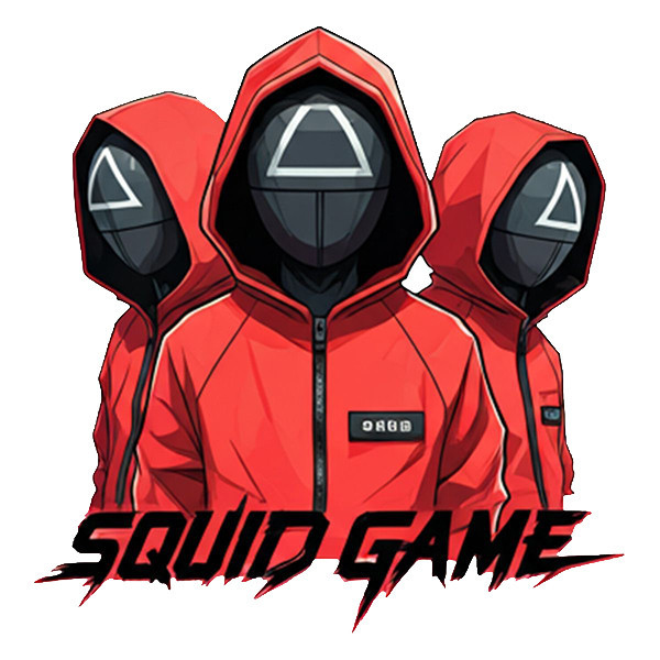 استیکر پارچه و لباس پاد آفرین طرح اسکویید گیم کد 5955