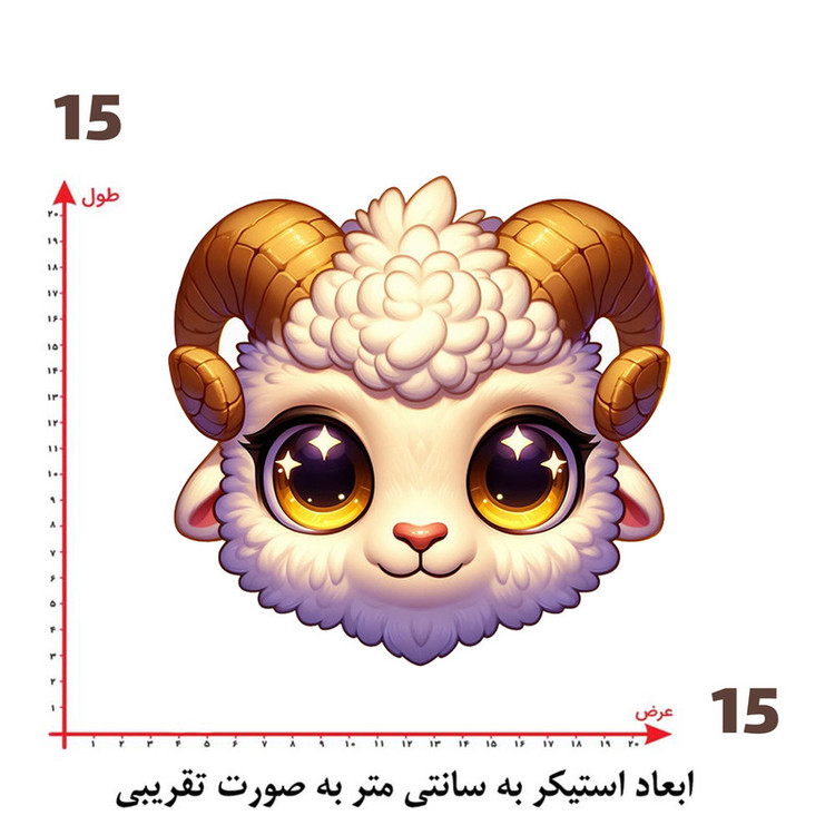 استیکر پارچه و لباس پاد آفرین طرح کارتونی کد 1369