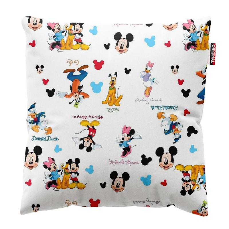 کوسن پاد آفرین طرح میکی موس کد 2486 سایز 30*30 سانتی متر