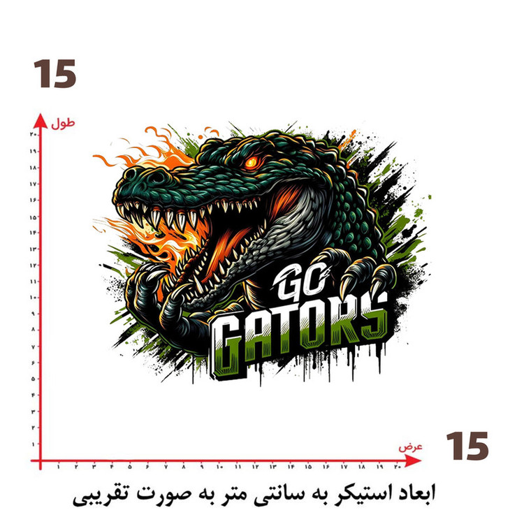 استیکر پارچه و لباس پاد آفرین طرح کارتونی کد 3112