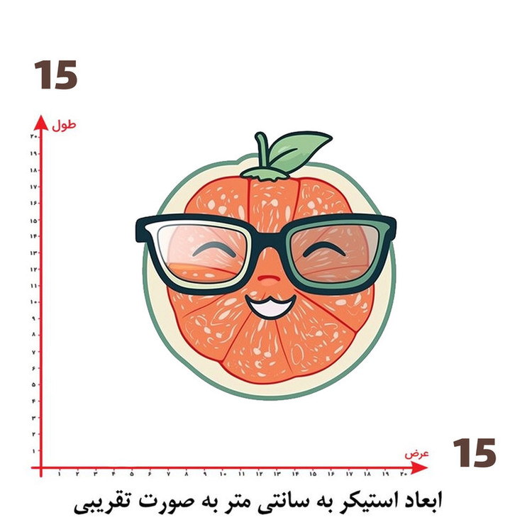 استیکر پارچه و لباس پاد آفرین طرح کارتونی کد 5446