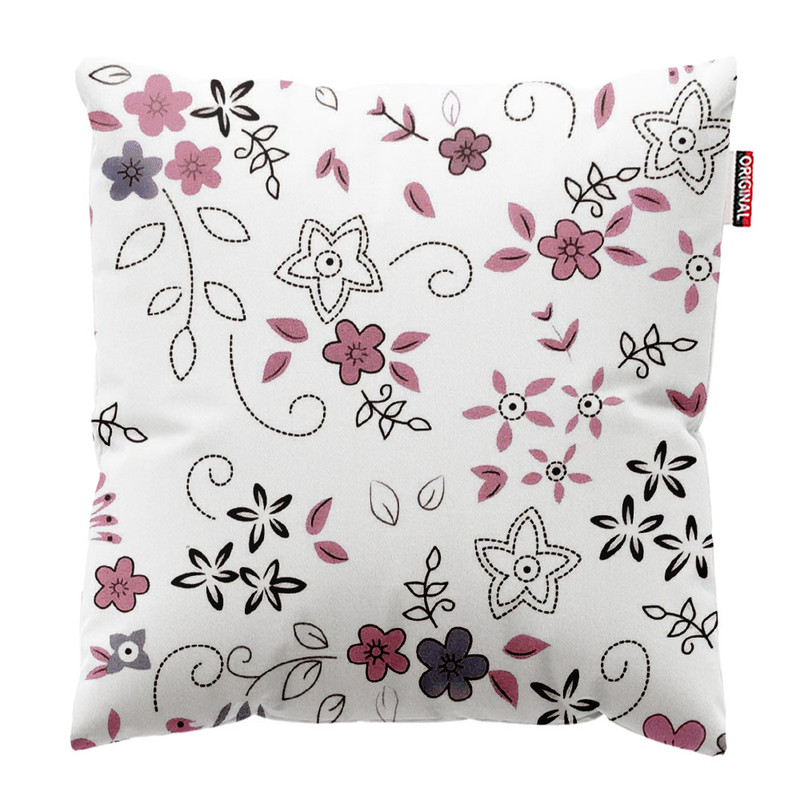 کوسن پاد آفرین طرح گل کد 2390 سایز 30*30 سانتی متر