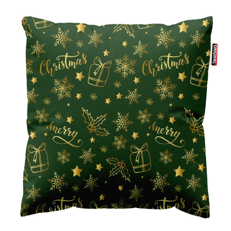 کوسن پاد آفرین طرح کریسمس کد 2619 سایز 30*30 سانتی متر
