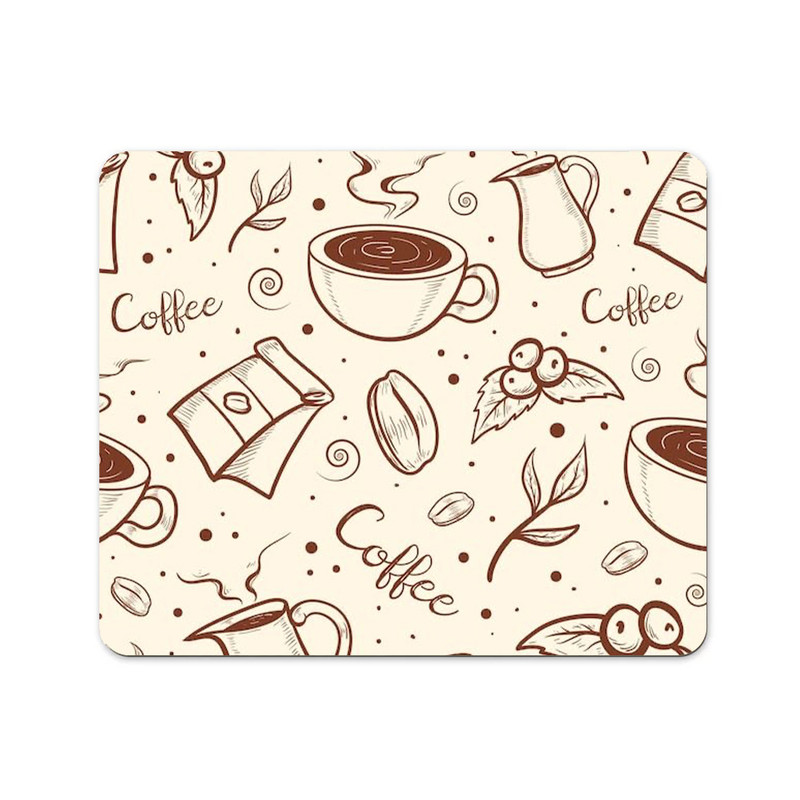 ماوس پد پاد آفرین طرح کافی کافه قهوه coffee کد 667 سایز 19*24 سانتی متر