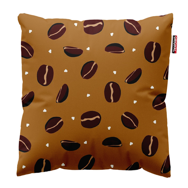 کوسن پاد آفرین طرح قهوه کافی کافه coffee کد 4020 سایز 40*40 سانتی متر