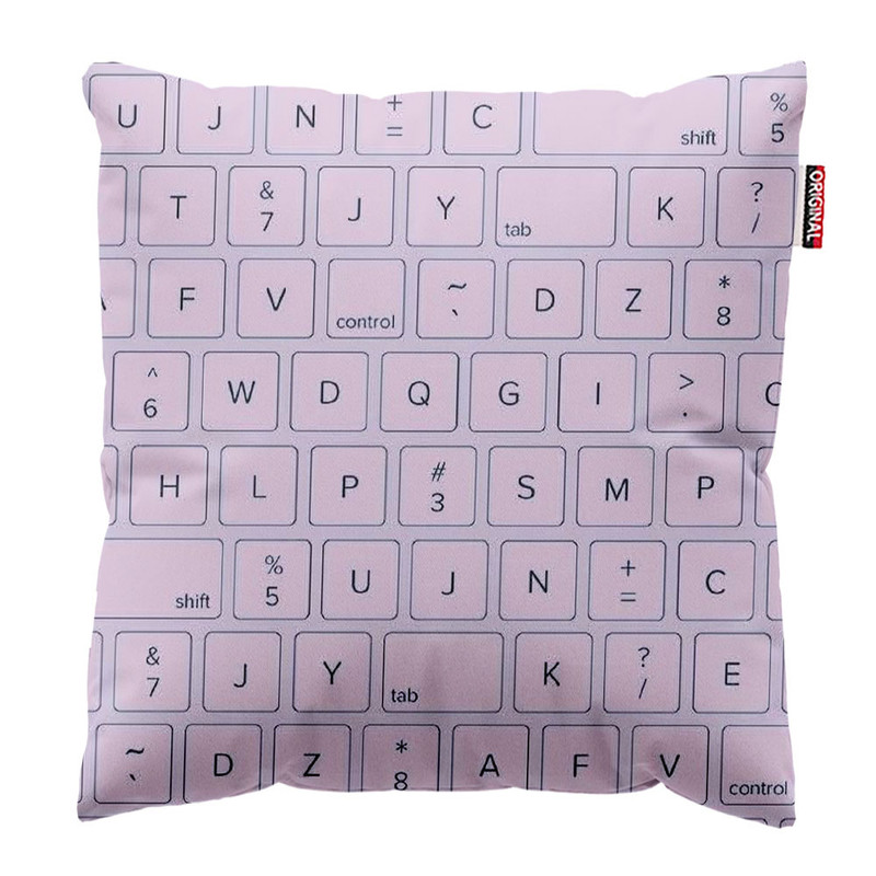 کوسن پاد آفرین طرح صفحه کلید کد 2919 سایز 40*40 سانتی متر