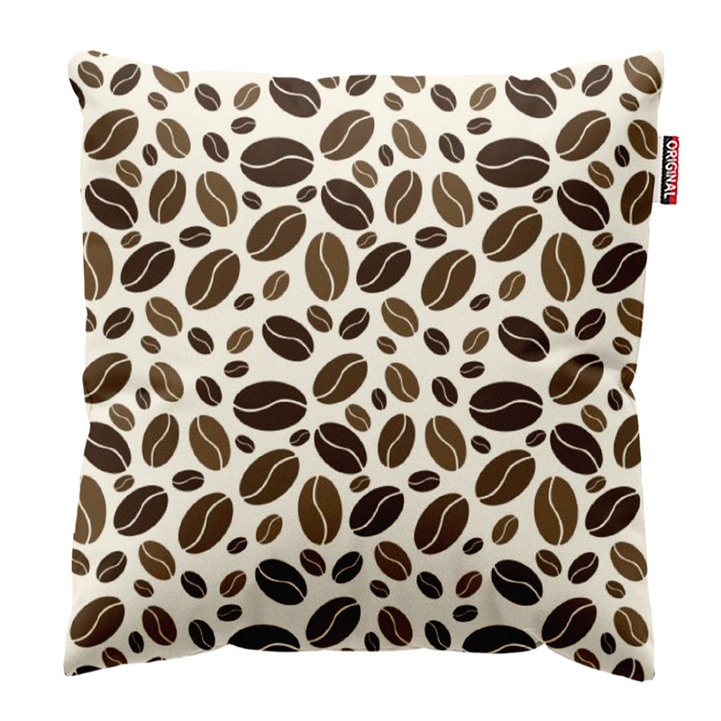 کوسن پاد آفرین طرح قهوه کافی کافه coffee کد 4022 سایز 40*40 سانتی متر