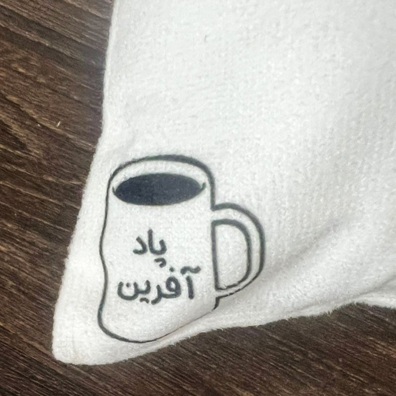 کوسن پاد آفرین طرح گل کد 4704 سایز 30*30 سانتی متر