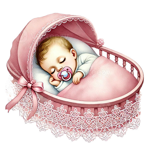 استیکر پارچه و لباس پاد آفرین طرح نی نی کد 2507