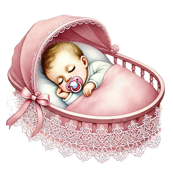 استیکر پارچه و لباس پاد آفرین طرح نی نی کد 2507