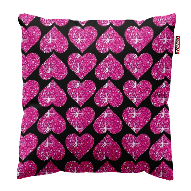 کوسن پاد آفرین طرح قلب کد 879 سایز 40*40 سانتی متر
