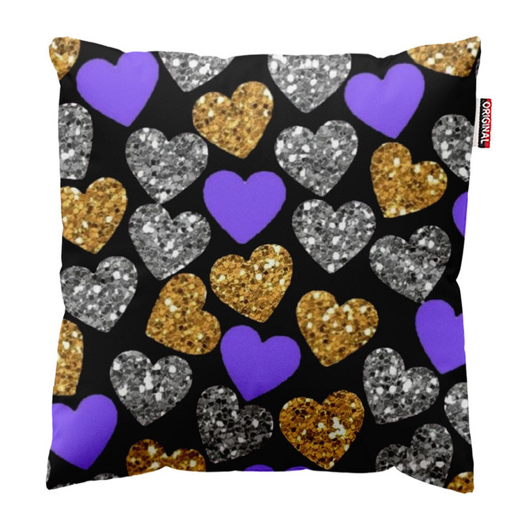 کوسن پاد آفرین طرح قلب کد 1115 سایز 40*40 سانتی متر