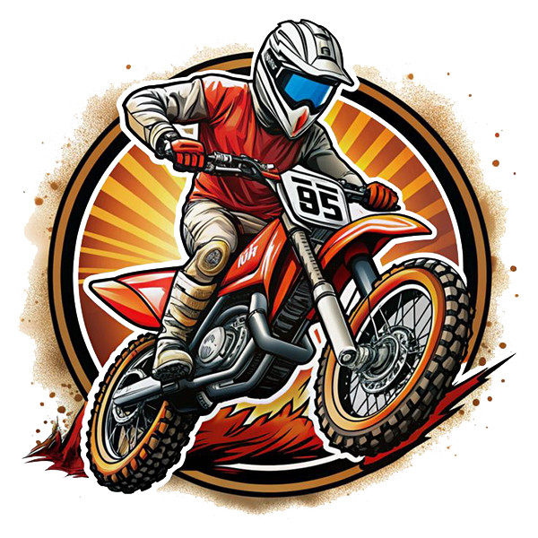 استیکر پارچه و لباس پاد آفرین طرح موتورسیکلت کد 617