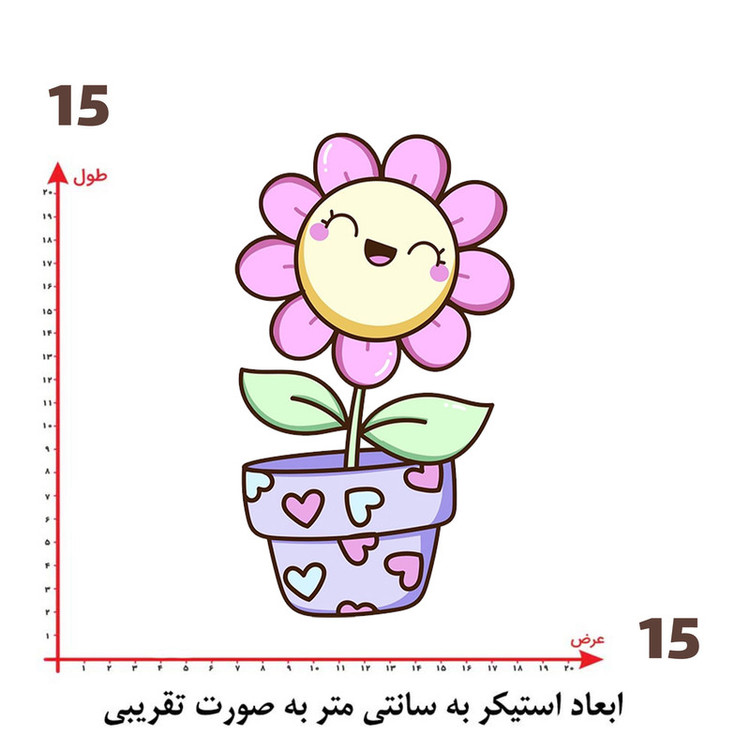استیکر پارچه و لباس پاد آفرین طرح کارتونی کد 4673