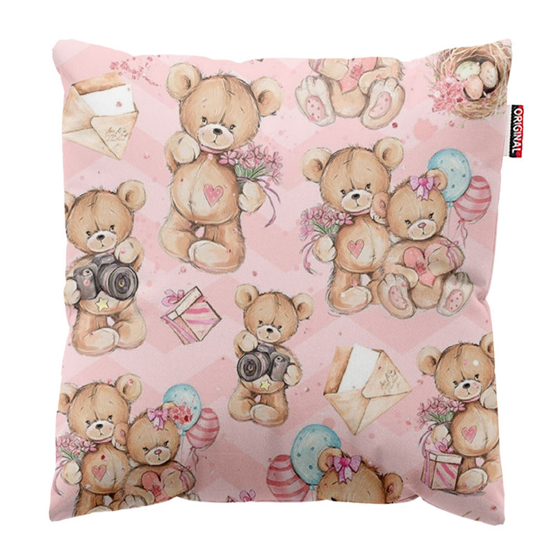 کوسن پاد آفرین طرح کارتونی بچگانه کد 1770 سایز 30*30 سانتی متر