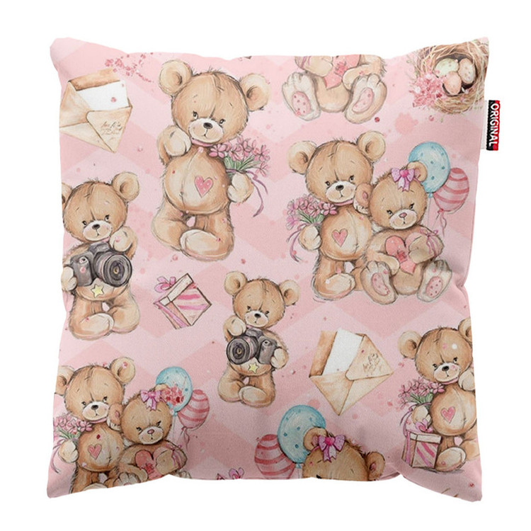 کوسن پاد آفرین طرح کارتونی بچگانه کد 1770 سایز 30*30 سانتی متر
