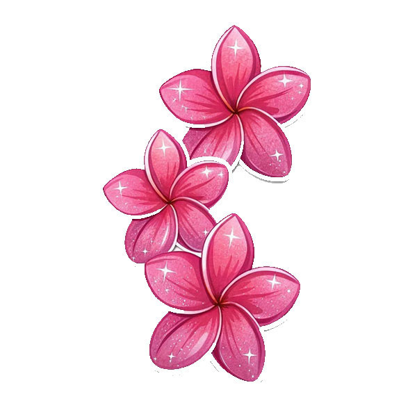 استیکر پارچه و لباس پاد آفرین طرح گل کد 5045