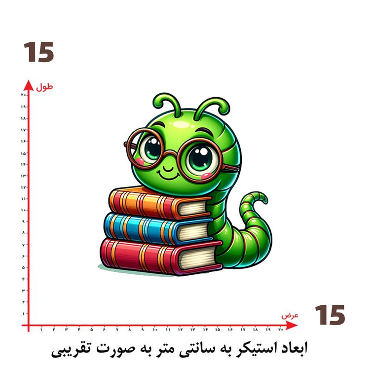 استیکر پارچه و لباس پاد آفرین طرح کارتونی کد 3014