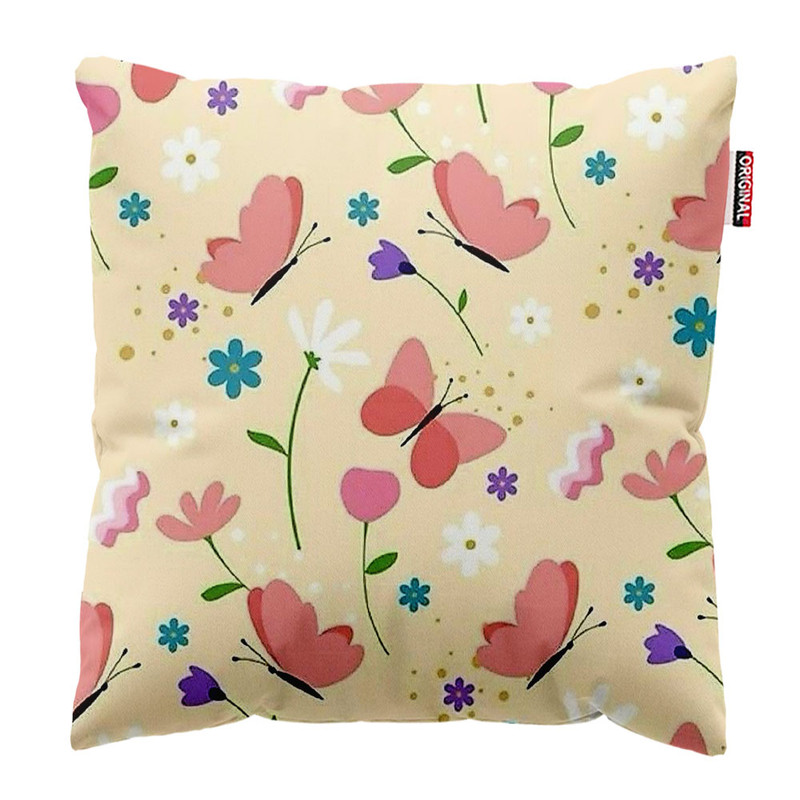 کوسن پاد آفرین طرح پروانه کد 2759 سایز 30*30 سانتی متر