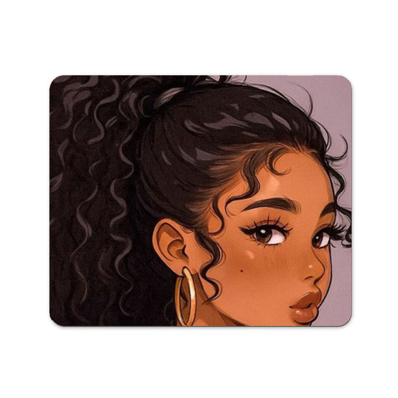 ماوس پد پاد آفرین طرح دختر کد 1149 سایز 19*24 سانتی متر