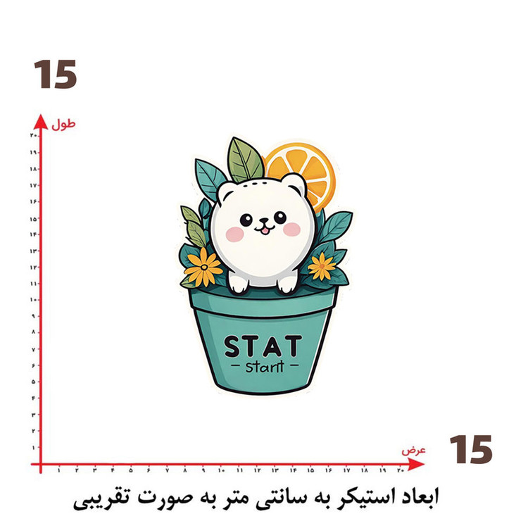 استیکر پارچه و لباس پاد آفرین طرح کارتونی کد 819