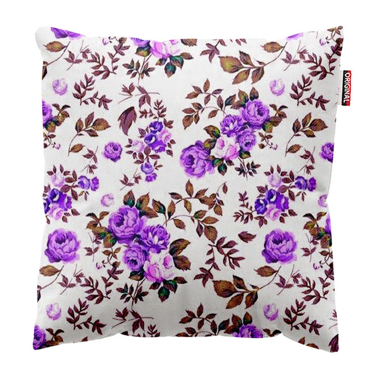 کوسن پاد آفرین طرح گل کد 5134 سایز 30*30 سانتی متر