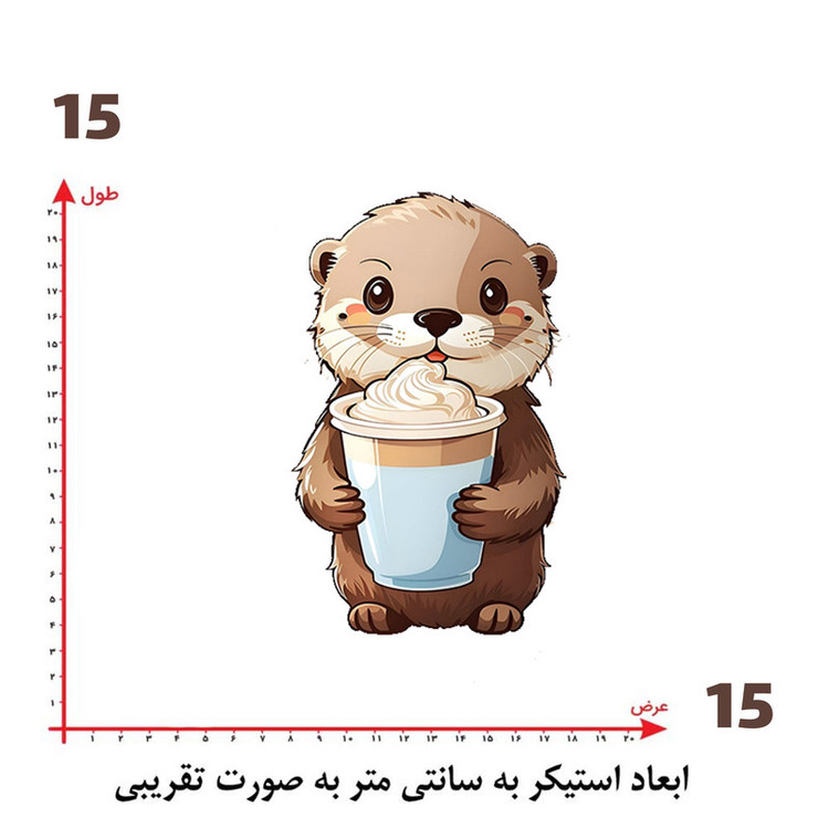 استیکر پارچه و لباس پاد آفرین طرح کارتونی کد 4847
