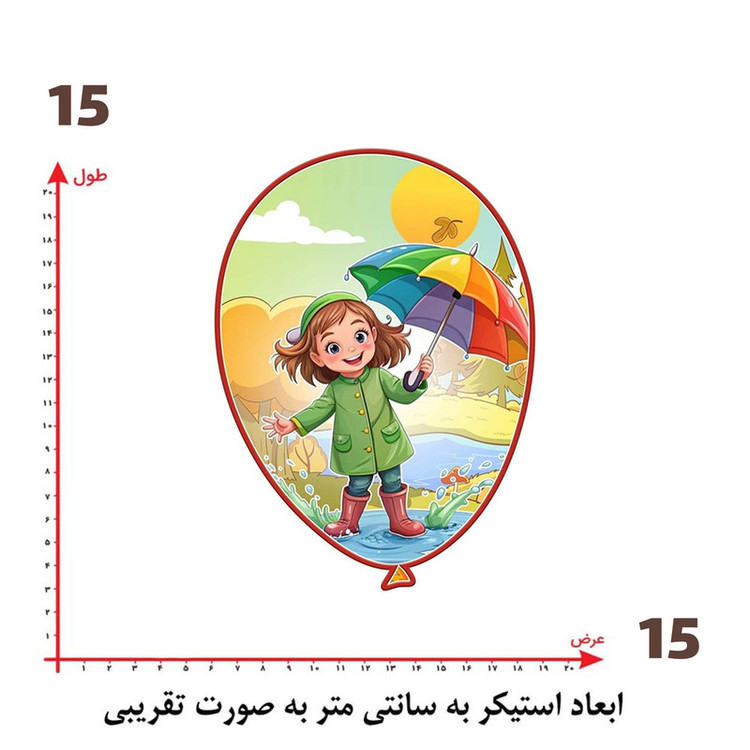 استیکر پارچه و لباس پاد آفرین طرح دختر کد 800