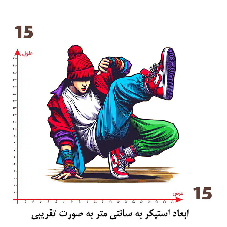 استیکر پارچه و لباس پاد آفرین طرح پسر کد 3498