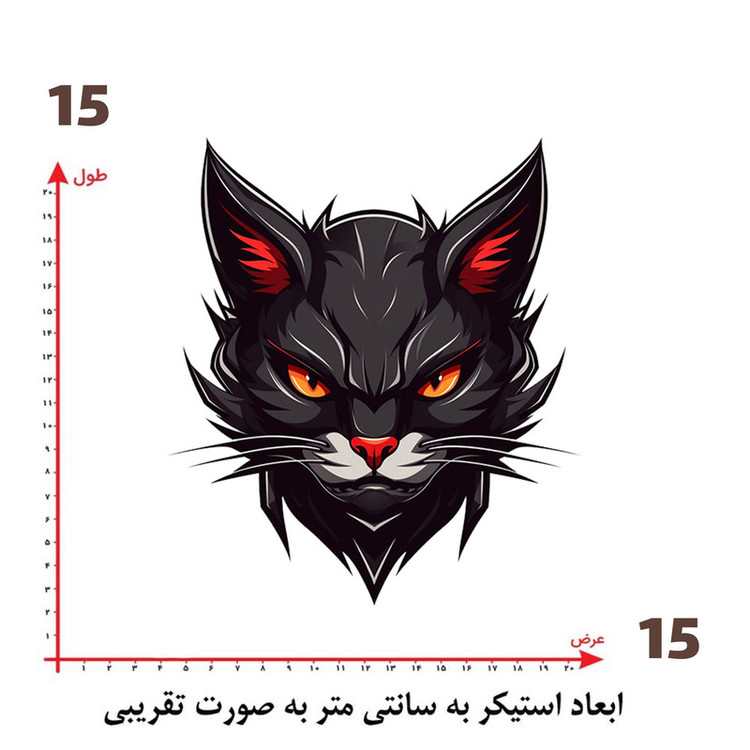 استیکر پارچه و لباس پاد آفرین طرح کارتونی کد 1194
