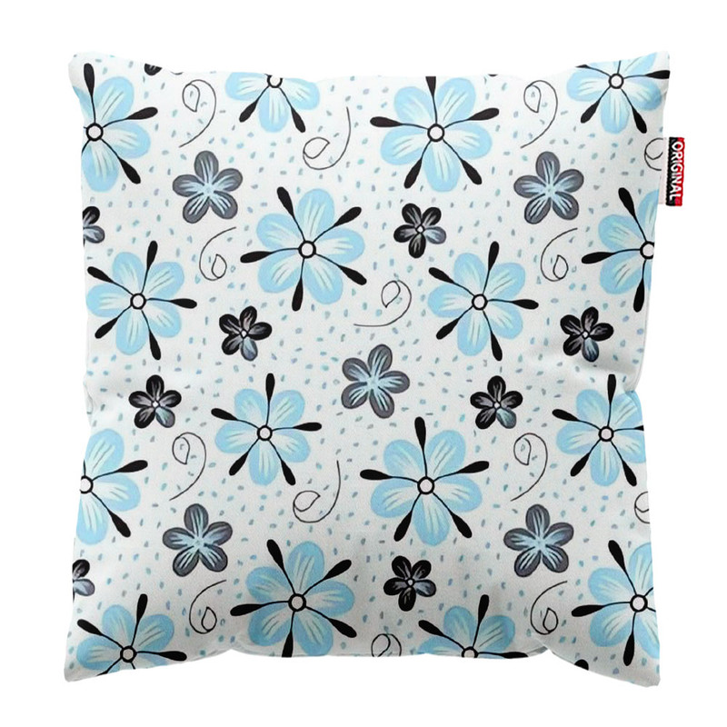 کوسن پاد آفرین طرح گل کد 5092 سایز 30*30 سانتی متر